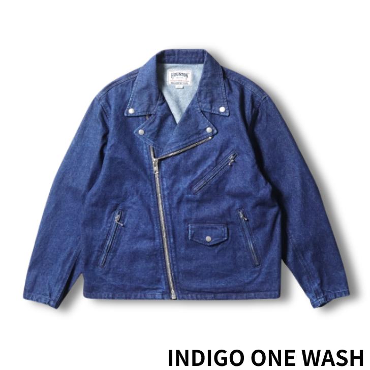 HOUSTON（ヒューストン） 51562 DENIM DOUBLE RIDERS JACKET / デニム