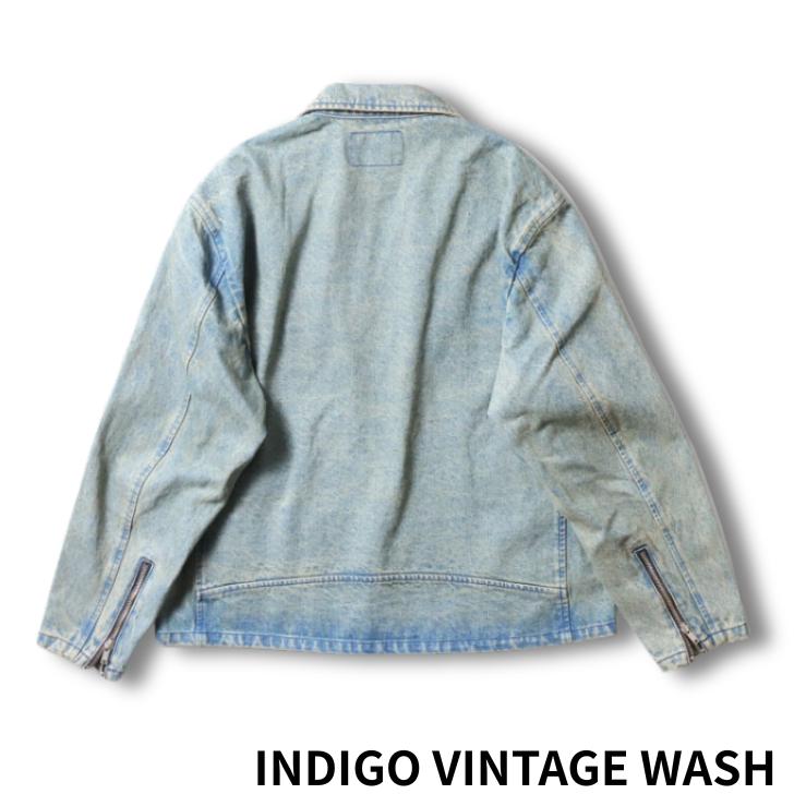 HOUSTON（ヒューストン） 51562 DENIM DOUBLE RIDERS JACKET / デニム