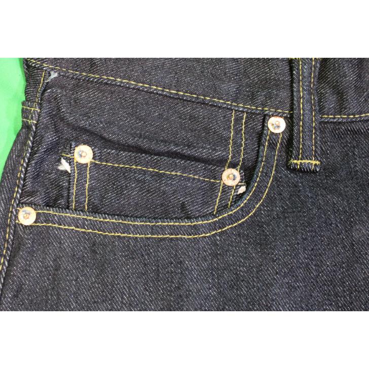 児島ジーンズ 17オンス左綾セルビッチスリムストレートデニム RNB-1402