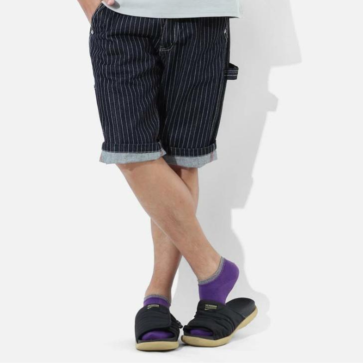 児島ジーンズ 13ozウォバッシュペインターショートパンツ RNB-1418