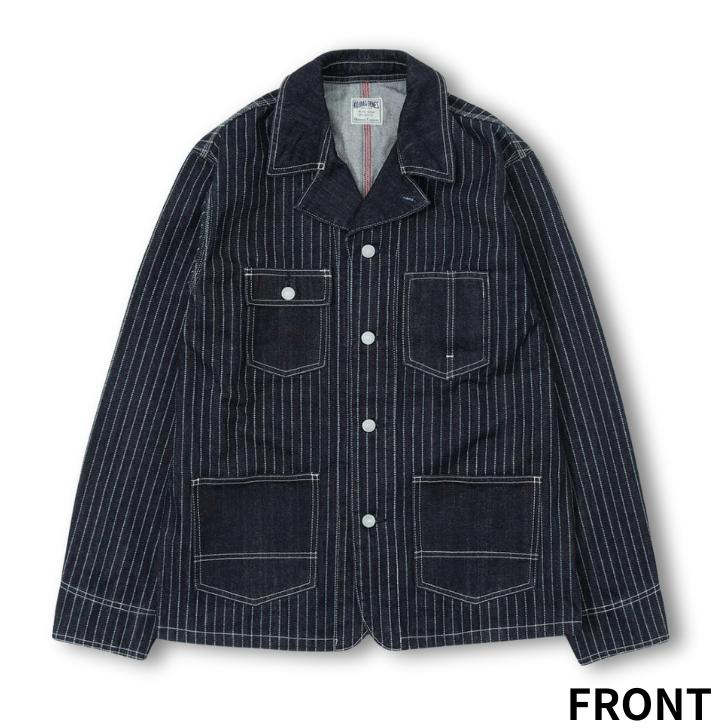 児島ジーンズ 13ozウォバッシュカバーオール KOJIMAGENES RNB-5078