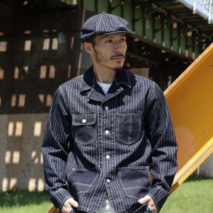 児島ジーンズ 13ozウォバッシュカバーオール KOJIMAGENES RNB-5078