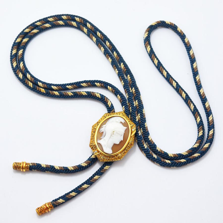 梶 光夫 ループタイ カメオ MITSUO KAJI ポロタイ ボロタイ シェル