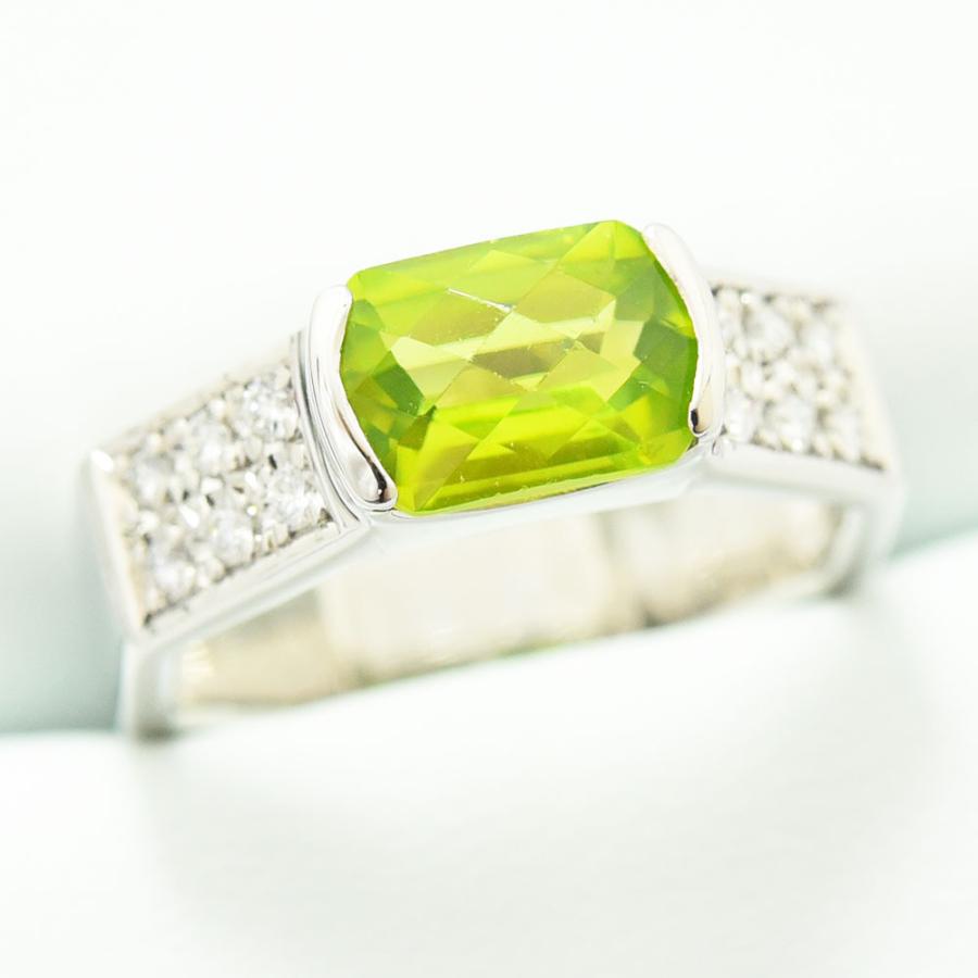 タサキ)TASAKI ペリドット リング ダイヤ D8693-