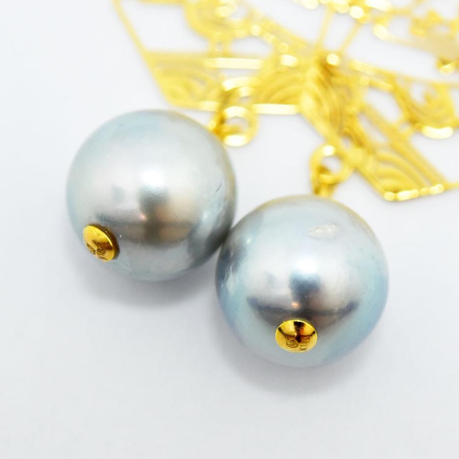 恵パール ピアス MEGUMI PEARL あこや真珠 8.0〜8.5mm パール K18 リメイク 新古品 未使用_2