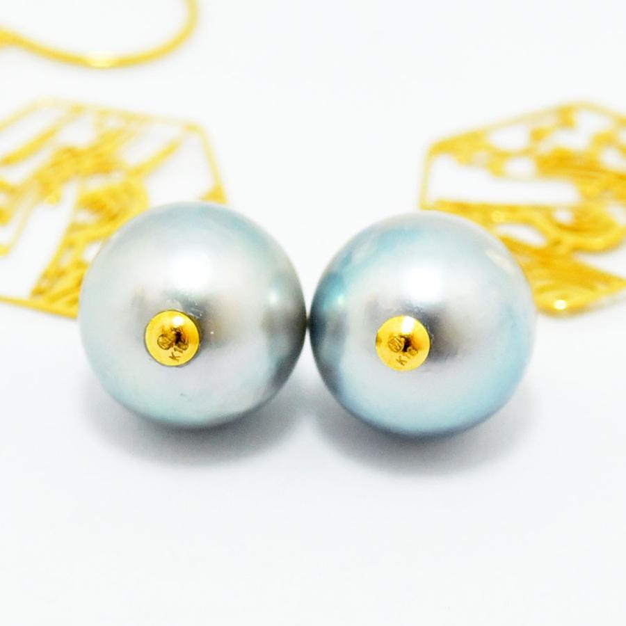 恵パール ピアス MEGUMI PEARL あこや真珠 8.0〜8.5mm パール K18 リメイク 新古品 未使用_3