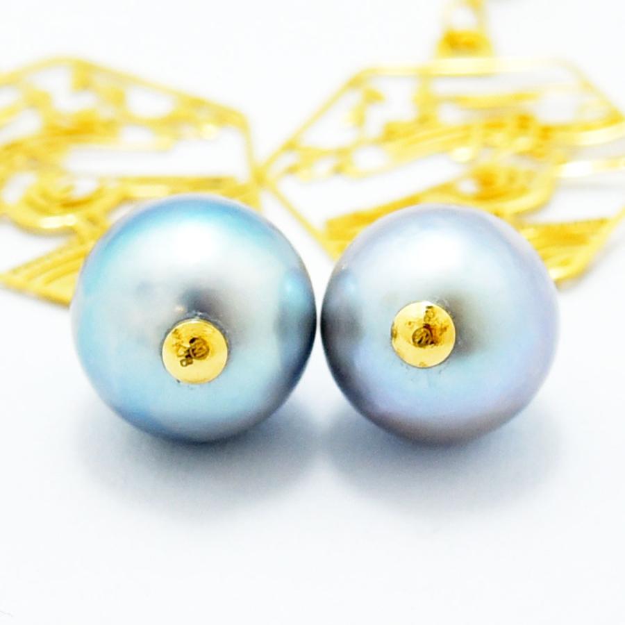 恵パール ピアス MEGUMI PEARL あこや真珠 7.5〜8.0mm パール K18 リメイク 新古品 未使用_3