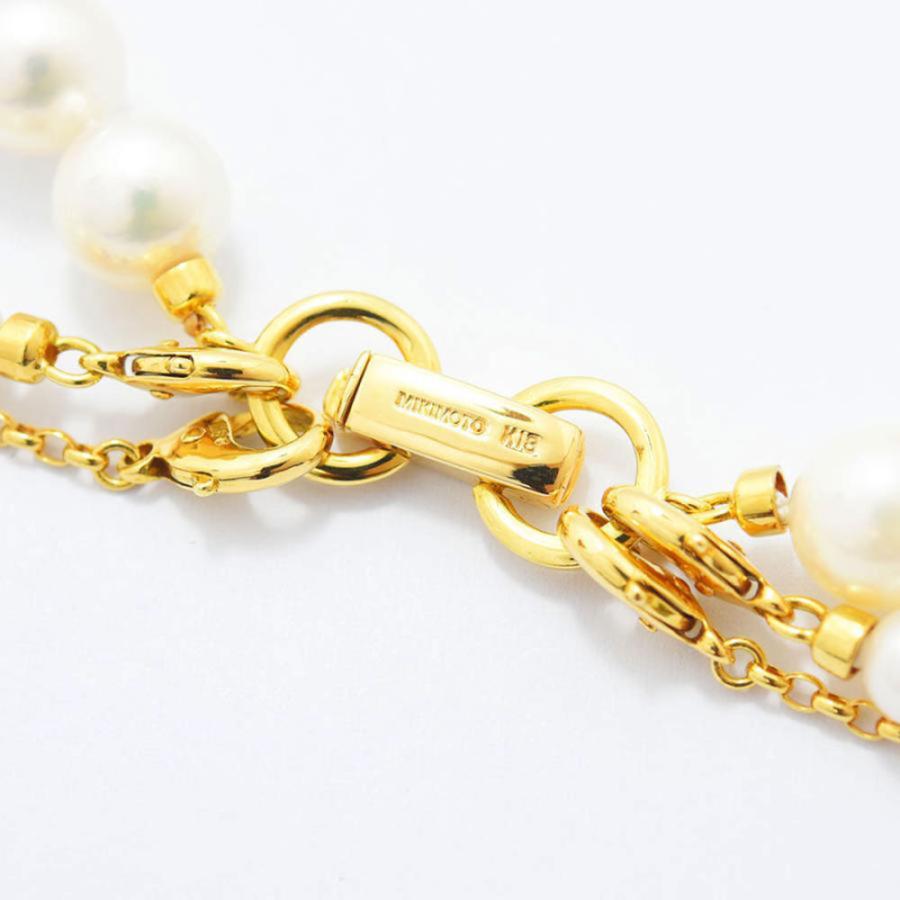 MIKIMOTO（ミキモト） ネックレス MIKIMOTO 3本 3連 あこや真珠 パール