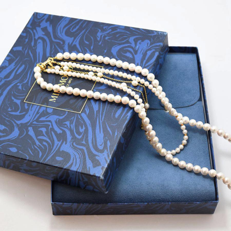 MIKIMOTO ミキモト ネックレス 3本 3連 あこや真珠 パール 8.0〜8.5mm