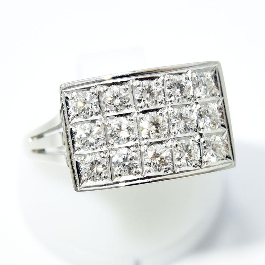 ダイヤモンド 0.75 リング PT900 約13.5号 新品磨き仕上げ 中古 / obej  