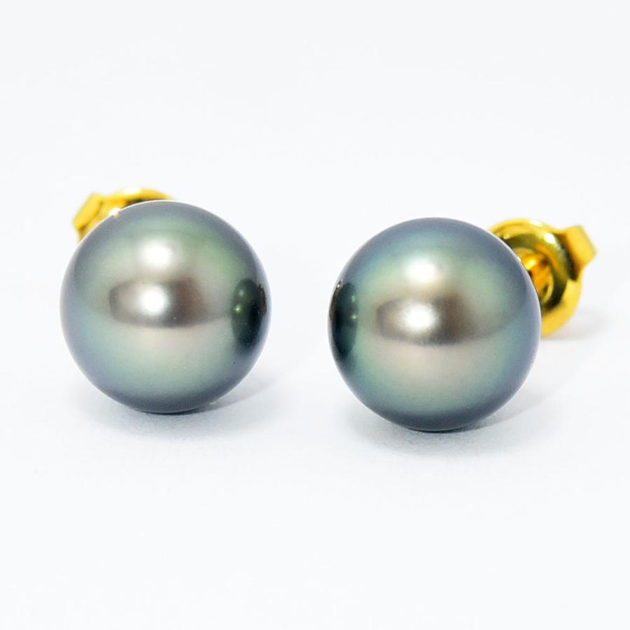 MIKIMOTO ミキモト ピアス 黒蝶真珠 9.8mm パール K18 750 新品 MIKIMOTO ミキモト ピアス 黒蝶真珠 9.8mm パール K18 750 新品