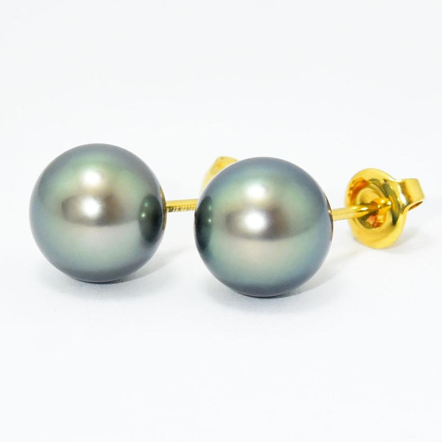 MIKIMOTO ミキモト ピアス 黒蝶真珠 9.8mm パール K18 750 新品 MIKIMOTO ミキモト ピアス 黒蝶真珠 9.8mm パール K18 750 新品