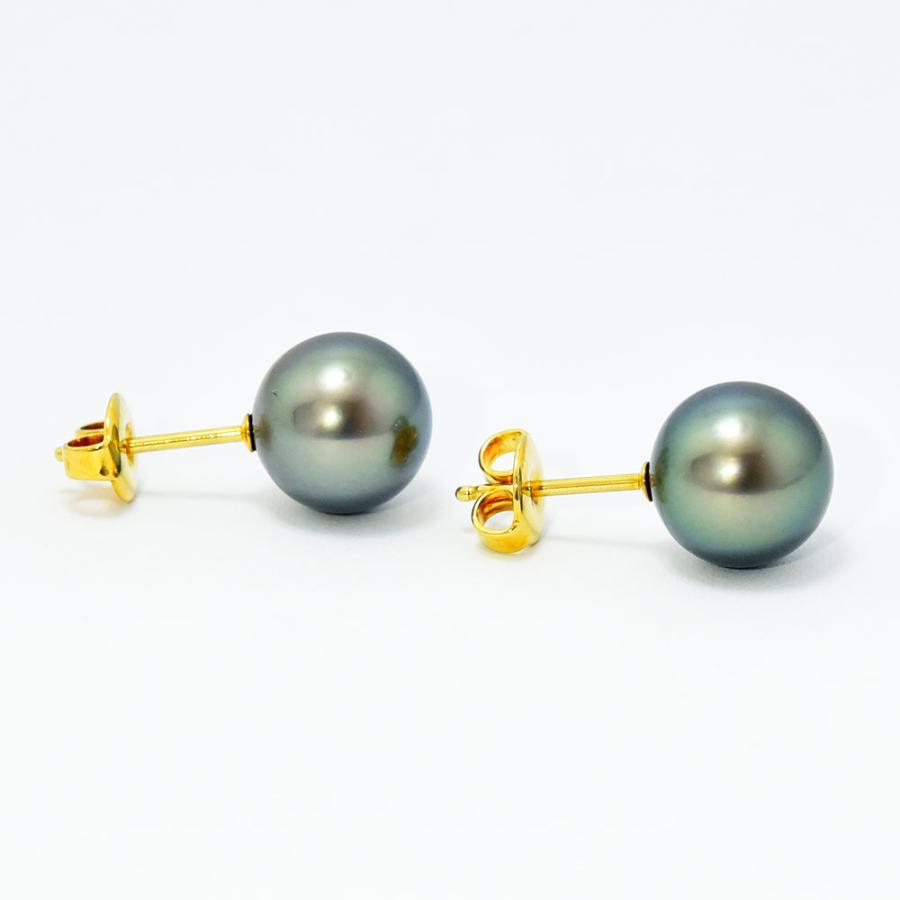 MIKIMOTO ミキモト ピアス 黒蝶真珠 9.8mm パール K18 750 新品 MIKIMOTO ミキモト ピアス 黒蝶真珠 9.8mm パール K18 750 新品