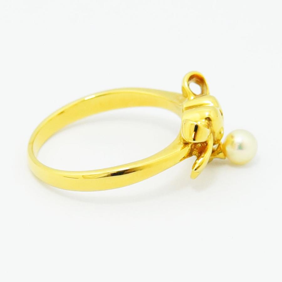 MIKIMOTO ミキモト リング 指輪 リボン あこや真珠 3.7mm パール MIKIMOTO ミキモト リング 指輪 リボン あこや真珠 3.7mm パール
