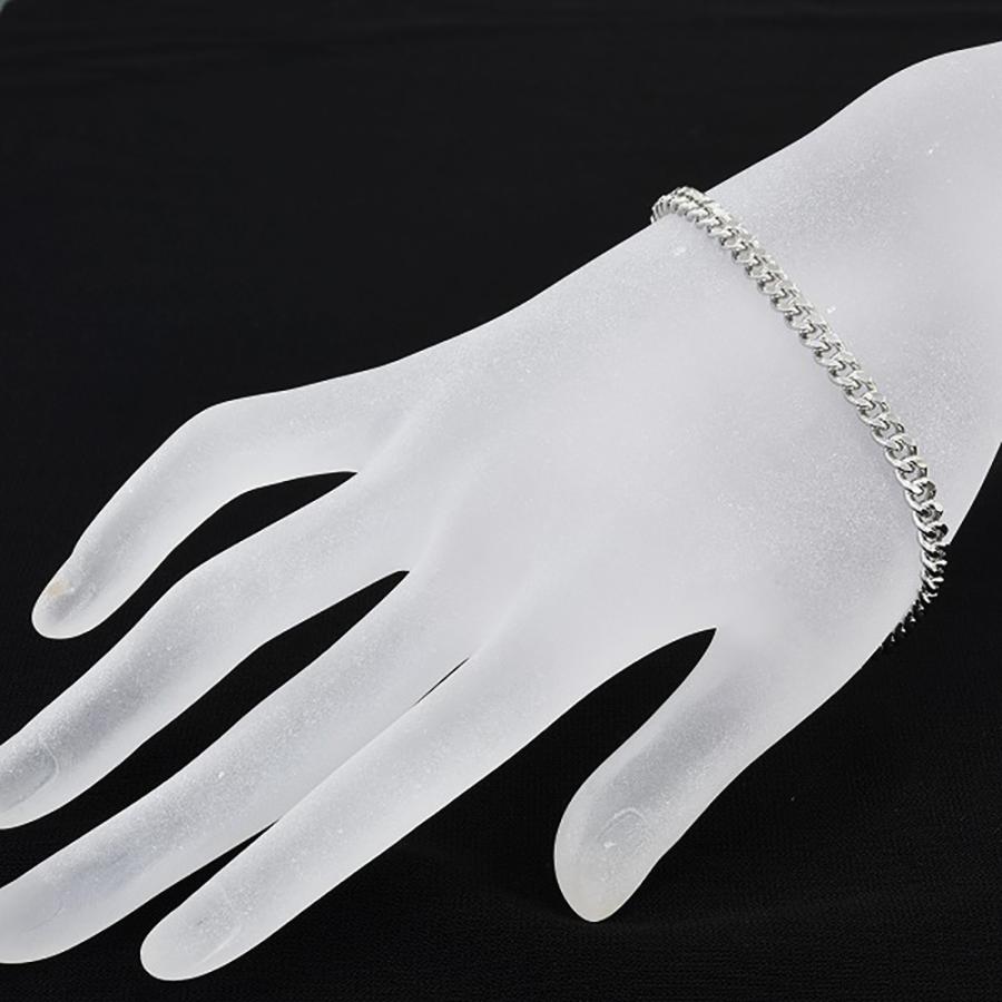 喜平ブレスレット プラチナ 2面 20cm 20g PT850 新品 : 御徒町宝石問屋