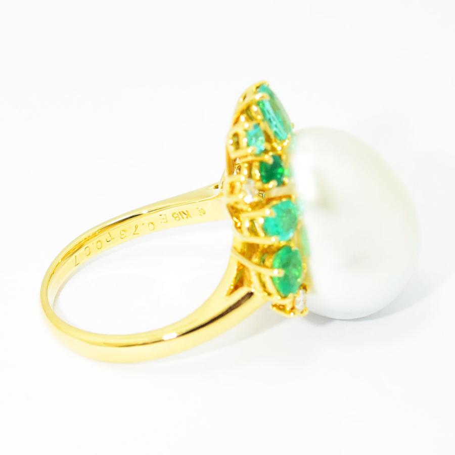 TASAKI タサキ リング 田崎 パール 真珠 パライバトルマリン 0.87