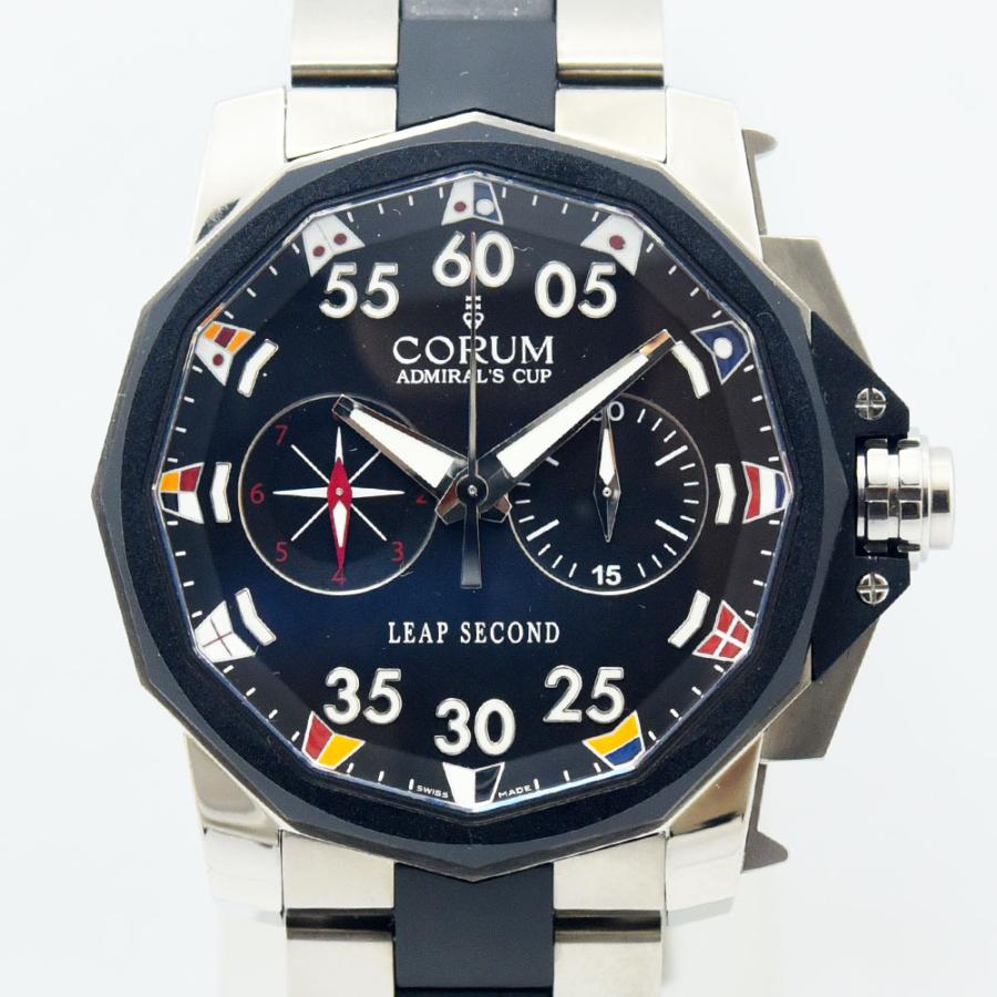 CORUM コルム 中古 メンズ アドミラルズカップ リープセコンド48  