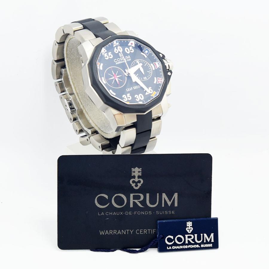 CORUM コルム 中古 メンズ アドミラルズカップ リープセコンド48  