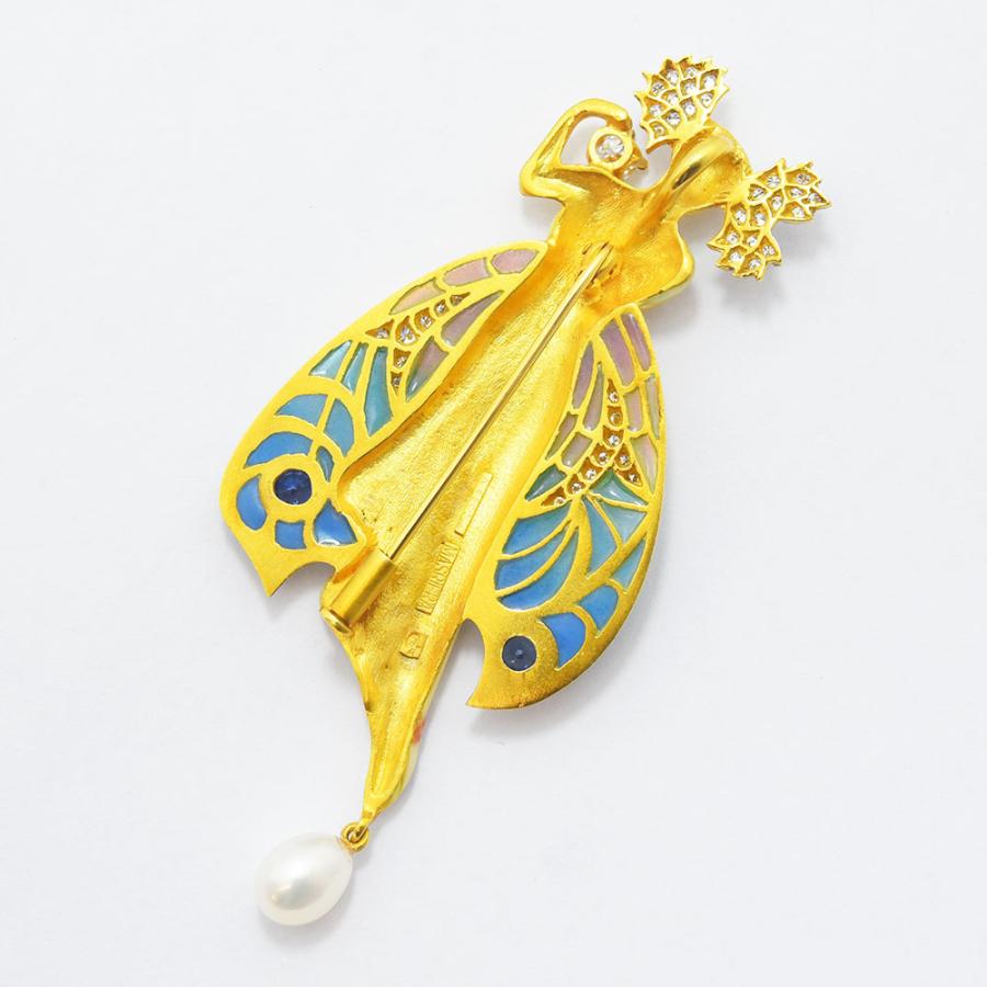 マリエラ ブローチ MASRIERA ペンダントトップ ダイヤモンド 