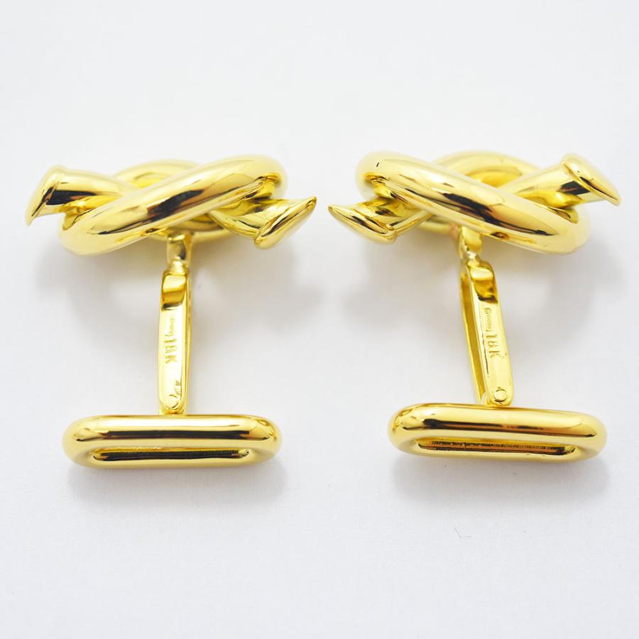 TIFFANY&Co. ティファニー カフス カフリンクス カフスボタン 結び目  