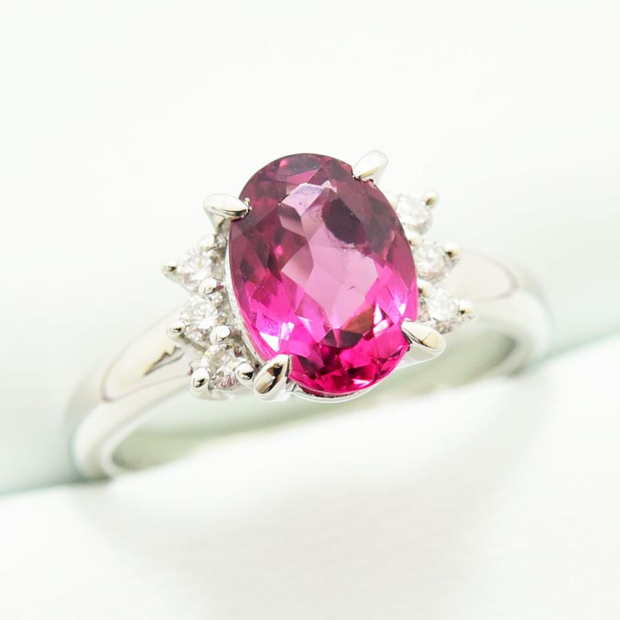 TASAKI タサキ リング 田崎 ルベライト 1.73 ダイヤモンド 0.14  