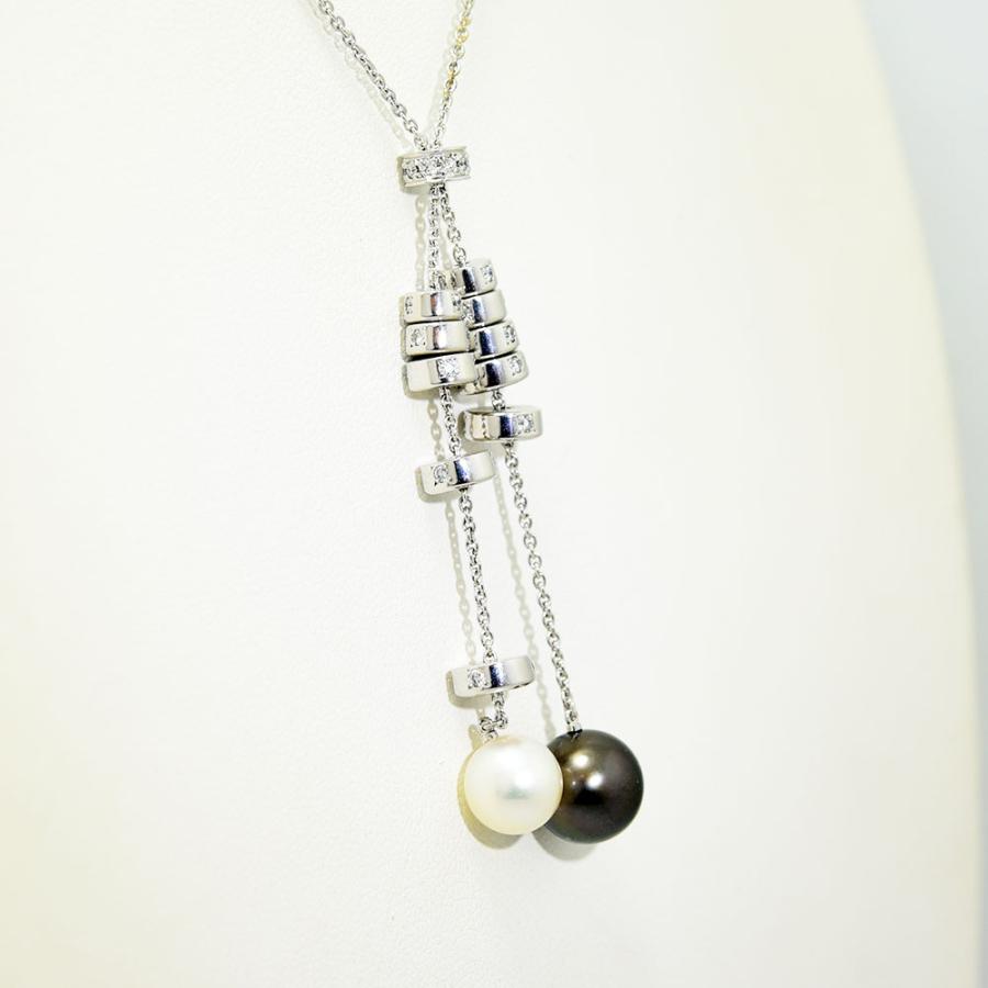 MIKIMOTO ミキモト ネックレス ロング あこや真珠 黒蝶真珠 MIKIMOTO ミキモト ネックレス ロング あこや真珠 黒蝶真珠