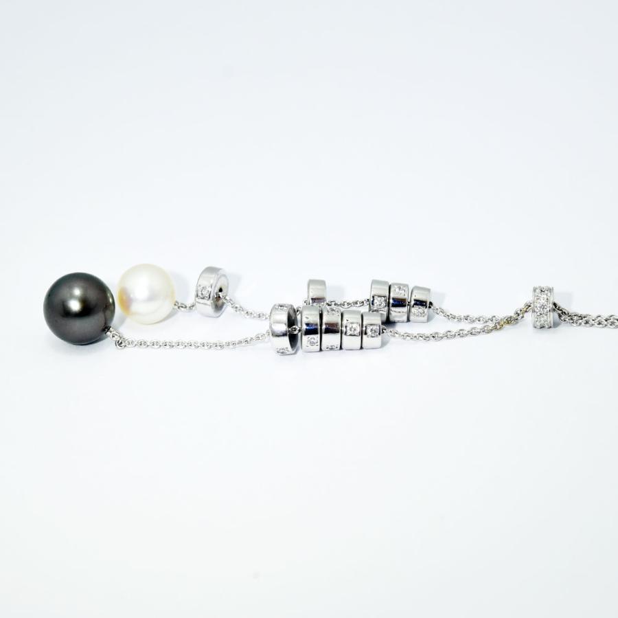 MIKIMOTO ミキモト ネックレス ロング あこや真珠 黒蝶真珠 MIKIMOTO ミキモト ネックレス ロング あこや真珠 黒蝶真珠