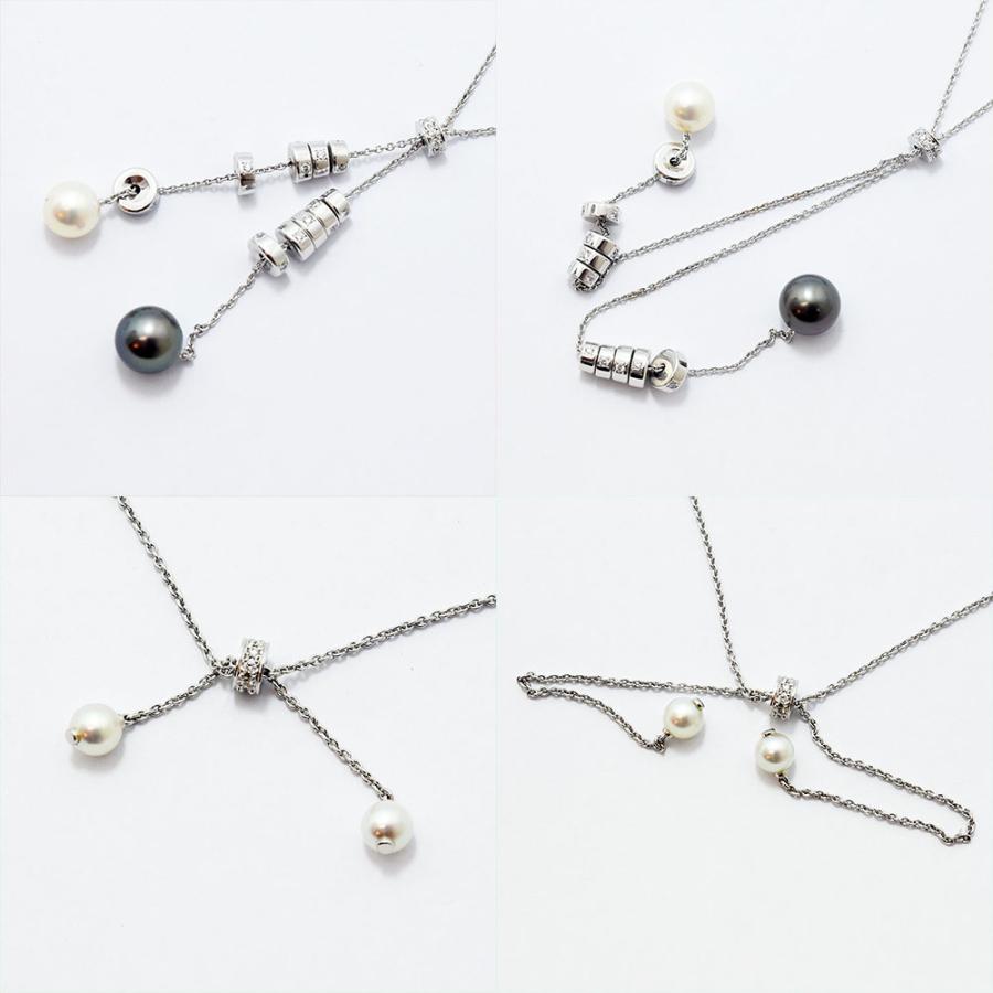 MIKIMOTO ミキモト ネックレス ロング あこや真珠 黒蝶真珠 MIKIMOTO ミキモト ネックレス ロング あこや真珠 黒蝶真珠