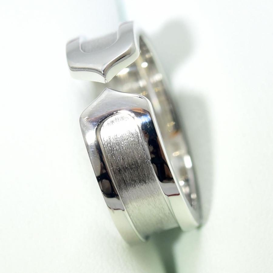 Cartier カルティエ リング 2C 指輪 C2 K18WG 750 #49 約9号 Cartier カルティエ リング 2C 指輪 C2 K18WG 750 #49 約9号