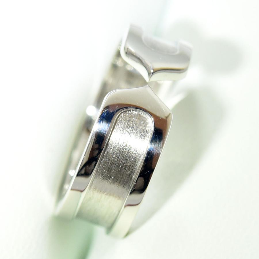 Cartier カルティエ リング 2C 指輪 C2 K18WG 750 #49 約9号 Cartier カルティエ リング 2C 指輪 C2 K18WG 750 #49 約9号
