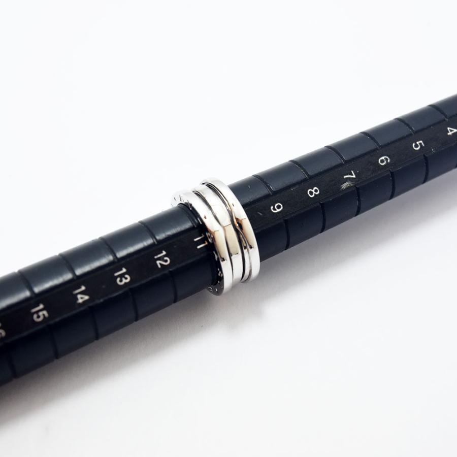 新品仕上げ済み BVLGARI ブルガリ リング ビーゼロワン K18WG ビー・ゼロワン ブルガリ リング ビーゼロワン BVLGARI 指輪 B.zero1