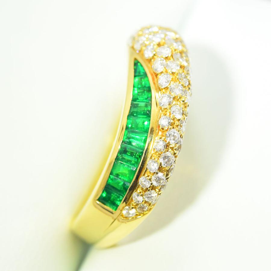 BOUCHERON（ブシュロン） リング エメラルド ダイヤモンド K18 750 約 