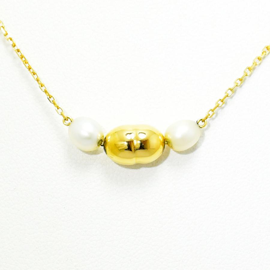 MIKIMOTO（ミキモト） ネックレス 真珠 パール K18 新品仕上げ 中古