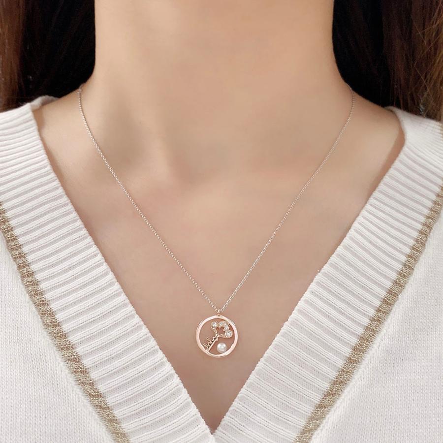 MIKIMOTO ミキモト ネックレス サークル キー 鍵 あこや真珠 3.3 MIKIMOTO ミキモト ネックレス サークル キー 鍵 あこや真珠 3.3