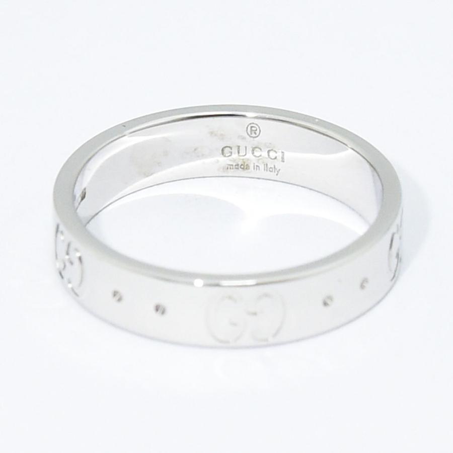 GUCCI グッチ リング アイコン 指輪 K18WG #10 約9.5号 新品仕上げ  