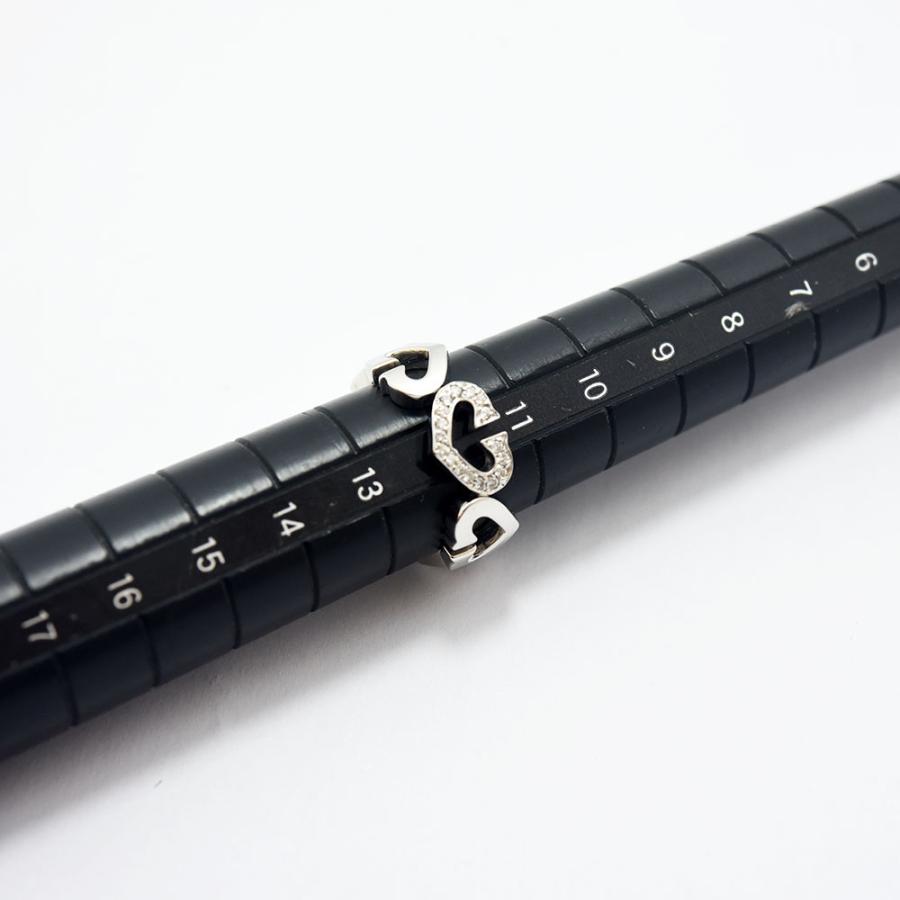 Cartier カルティエ リング Cハート 指輪 ダイヤモンド K18WG Cartier カルティエ リング Cハート 指輪 ダイヤモンド K18WG