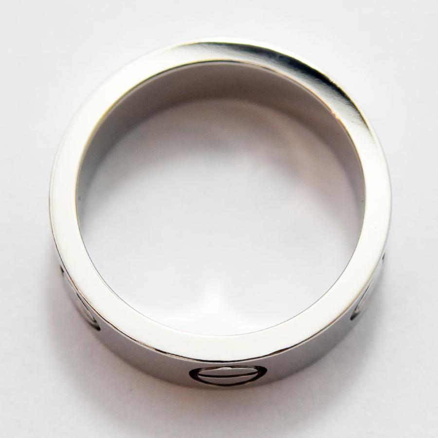 Cartier カルティエ リング ラブリング 指輪 K18WG 750 #47 約7 Cartier カルティエ リング ラブリング 指輪 K18WG 750 #47 約7