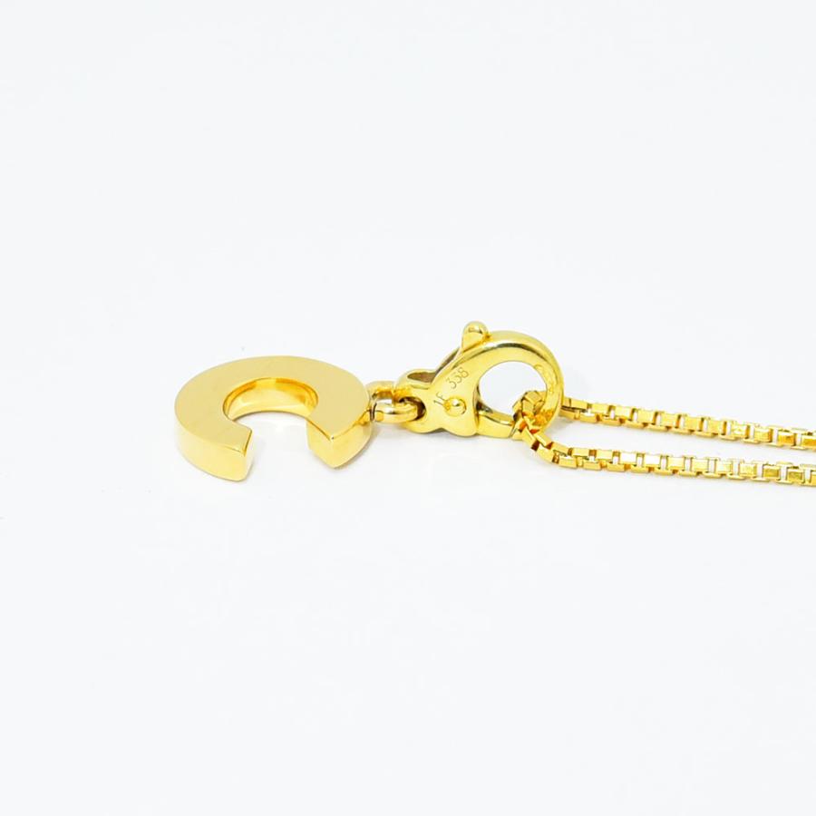 CHANEL シャネル ネックレス Cチャーム K18 750 社外チェーン CHANEL シャネル ネックレス Cチャーム K18 750 社外チェーン
