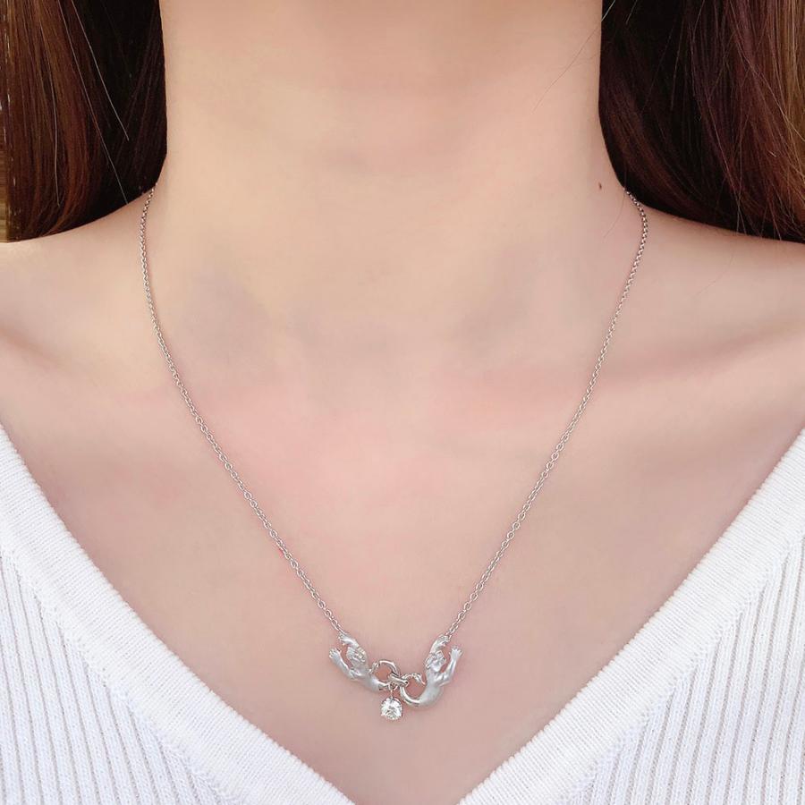 CARRERA y カレライカレラ ネックレス Y パンサー ヒョウ ダイヤモンド 