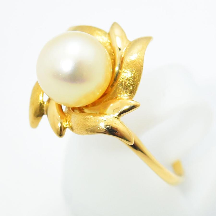 TASAKI（タサキ） リング 田崎 あこや真珠 8.3mm アコヤ パール K18 