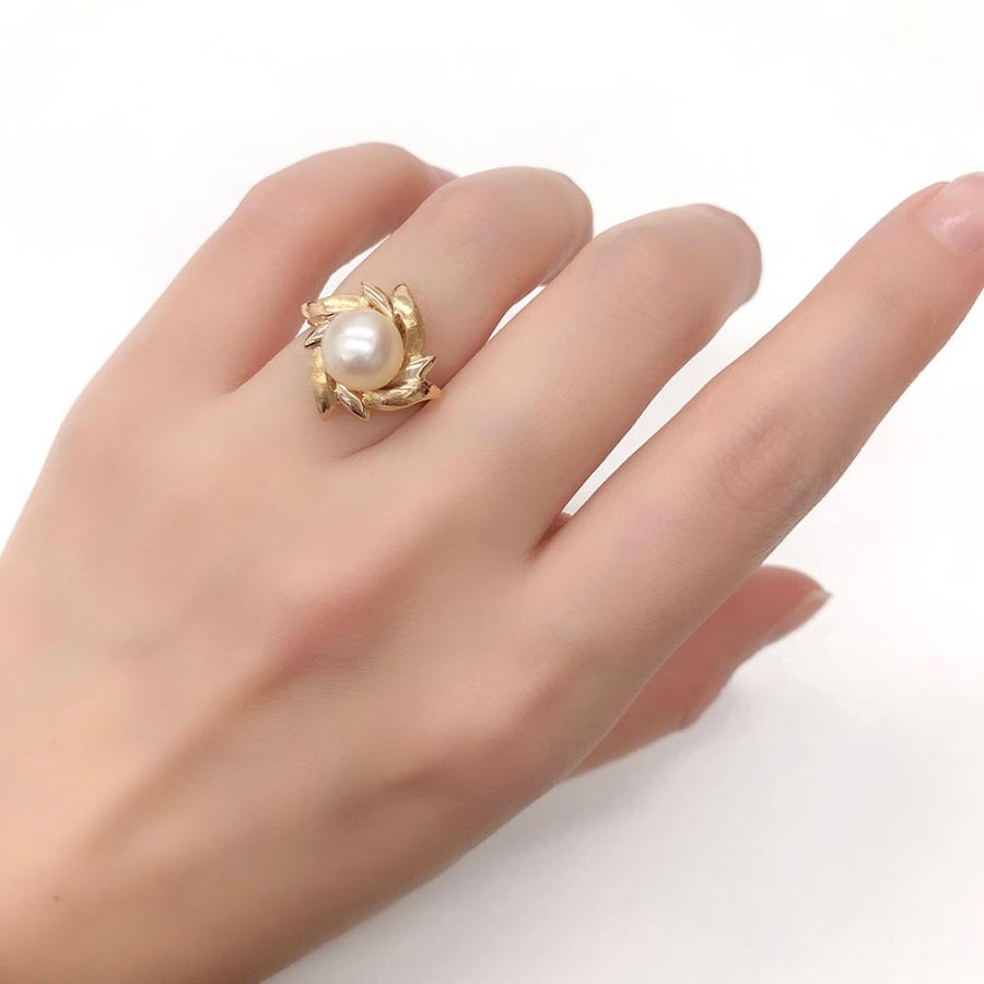 TASAKI（タサキ） リング 田崎 あこや真珠 8.3mm アコヤ パール K18 