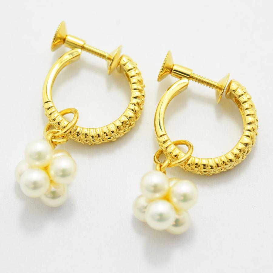 ミキモト　花モチーフ真珠イヤリング ミキモトの桜の花とつぼみのリング | Precious.jp（プレシャス）