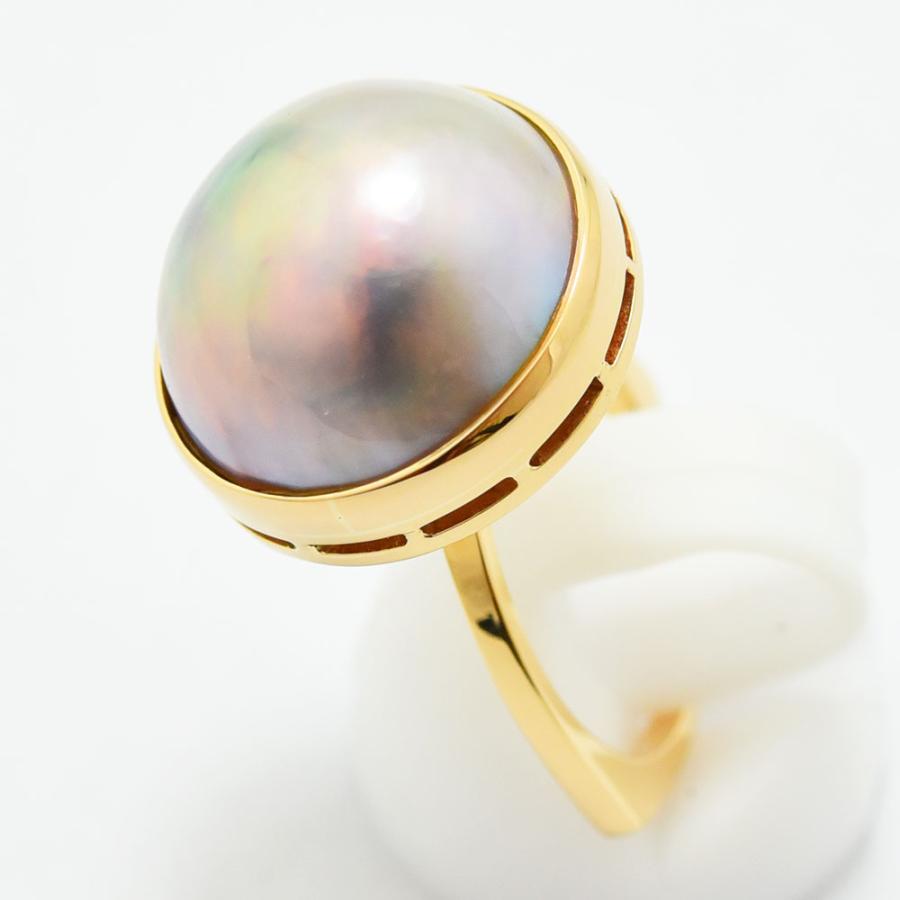 TASAKI マベパールリングK18金13号新品仕上げ