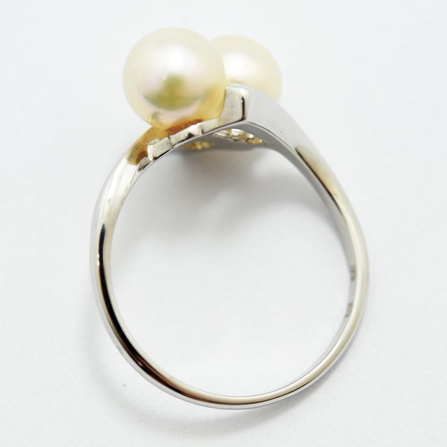 MIKIMOTO（ミキモト） リング 指輪 真珠 6.3mm パール SV シルバー 約