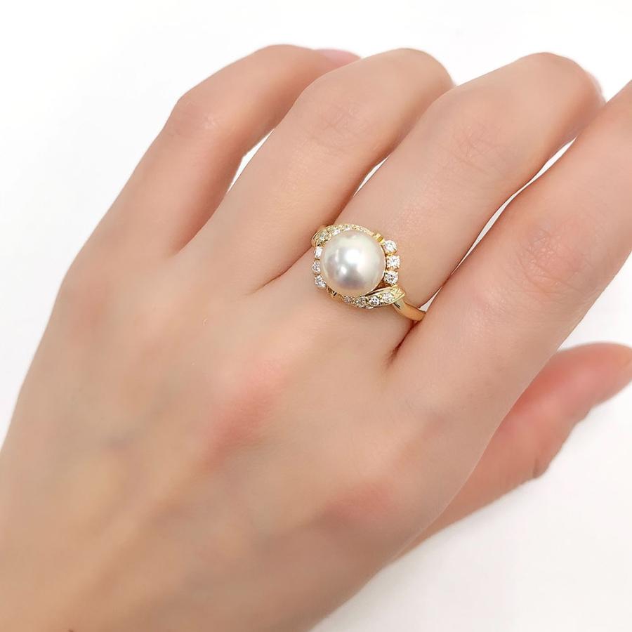MIKIMOTO（ミキモト） リング 指輪 あこや真珠 8.6mm