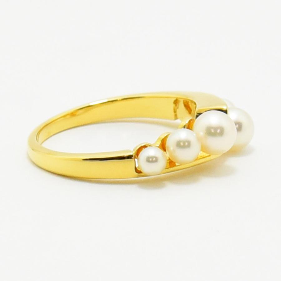 MIKIMOTO（ミキモト） リング 指輪 あこや真珠 アコヤ パール K18 約10