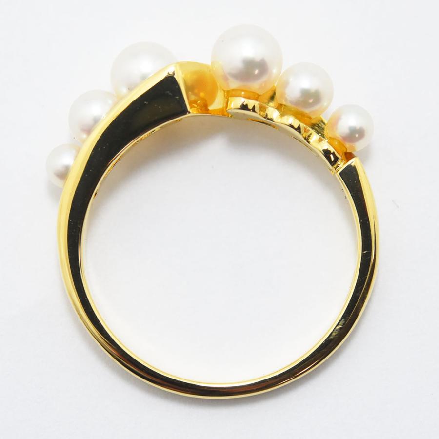MIKIMOTO ミキモト リング 指輪 あこや真珠 アコヤ パール K18 MIKIMOTO ミキモト リング 指輪 あこや真珠 アコヤ パール K18