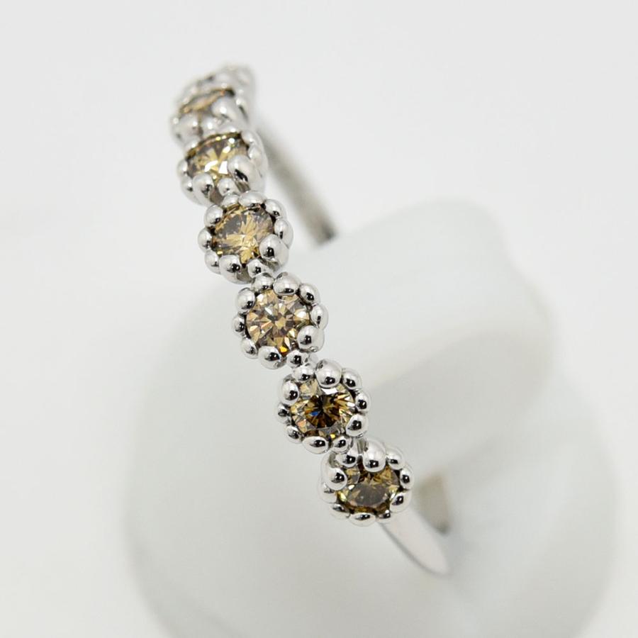 カシケイ ブラウンダイヤモンド ミル ピンキーリング3号 カシケイ リング ミル KASHIKEY ブラウンダイヤモンド 0.35