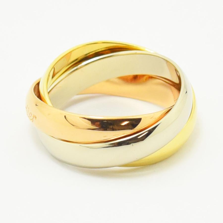 ぽ*に様 Cartier カルティエ トリニティ リング 750 K18 3.6 lemeilleur_lel782