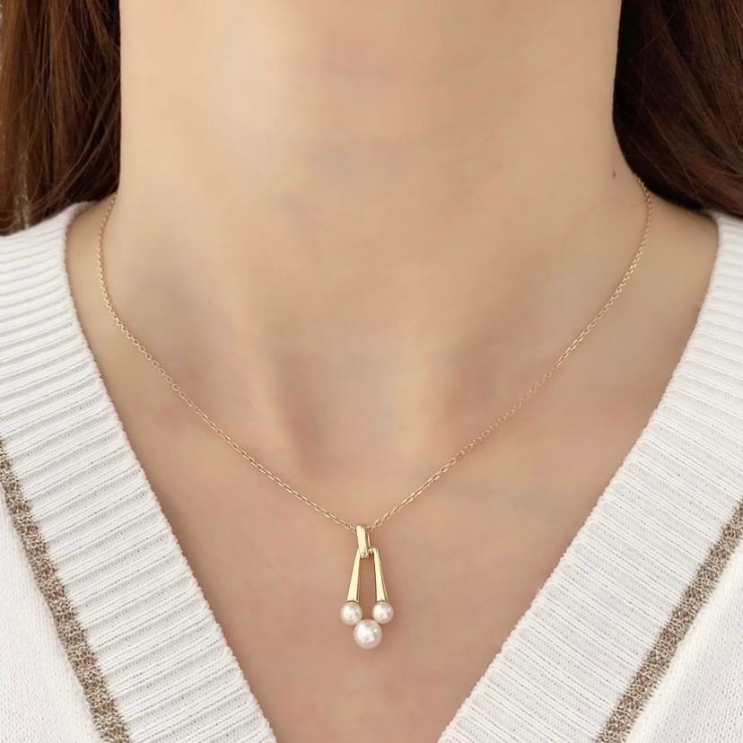 MIKIMOTO（ミキモト） ネックレス あこや真珠 アコヤ パール K14 新品 